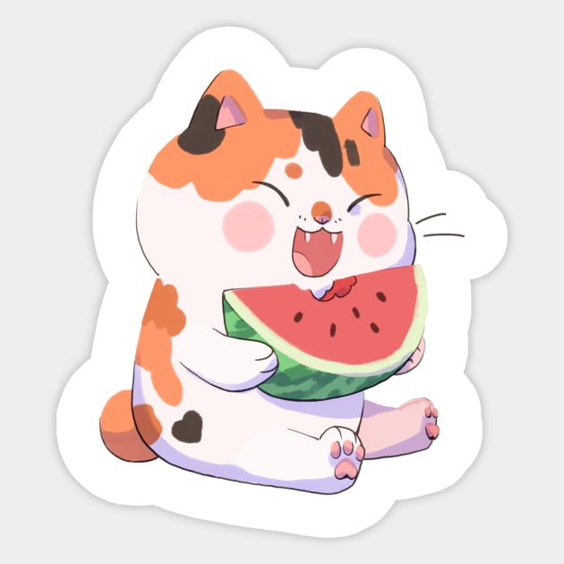 Watermeowlon Sticker by gemrys